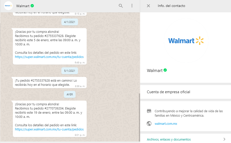 Chatbot walmar