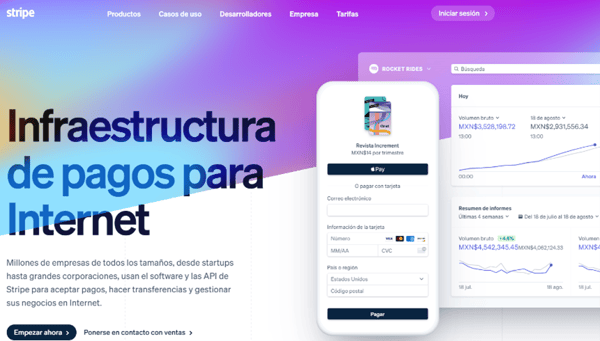Stripe pasarela de pago