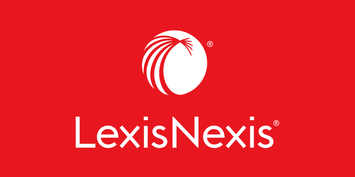 LN Logo white on red