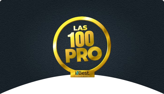 iNBest: Reconocidos por segunda vez como una de las "100 Pro".