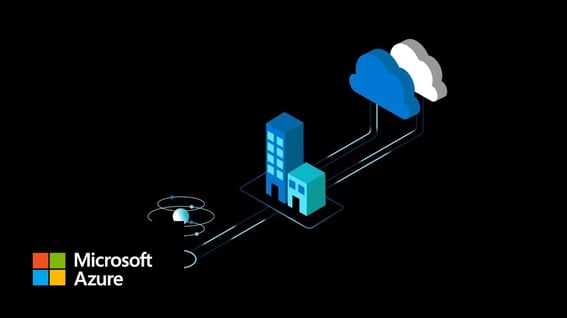 Estructura de la nube híbrida de Microsoft.