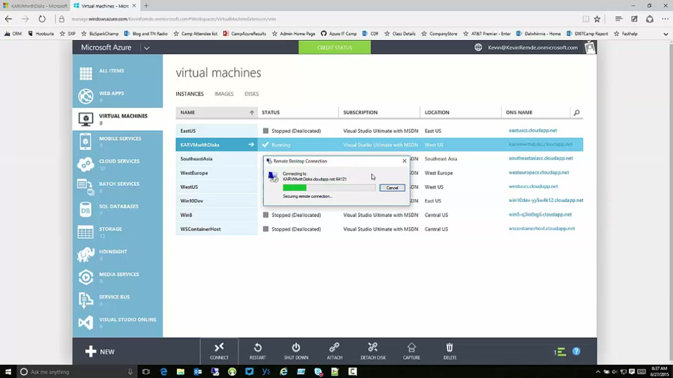 Virtual machines Azure